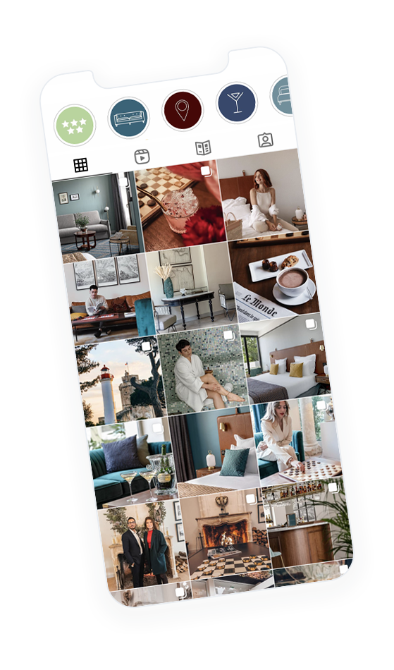 Creation de feed instagram pour les hôtels et les restaurants