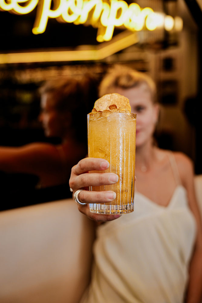 Shooting photo pour la nouvelle carte de saison automnale des cocktails
