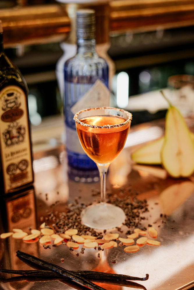 Shooting photo pour la nouvelle carte de saison automnale des cocktails