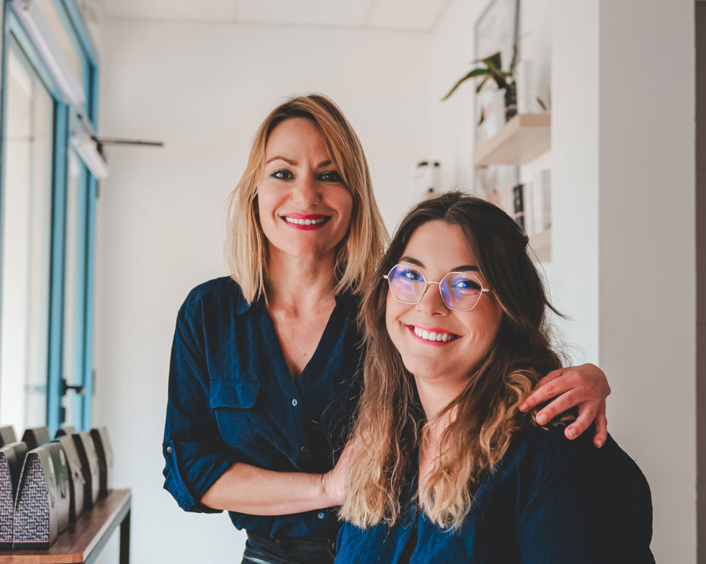 Réalisation d'un shooting photo pour l'animation des réseaux sociaux d'un institut de beauté.