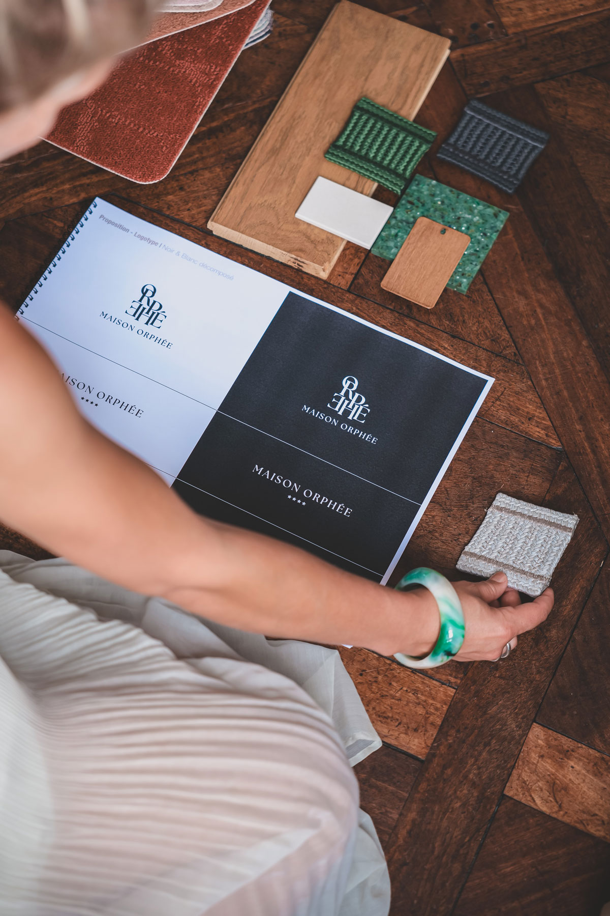 Proposition de concept de logo pour l'hôtel Maison Orphée à Paris