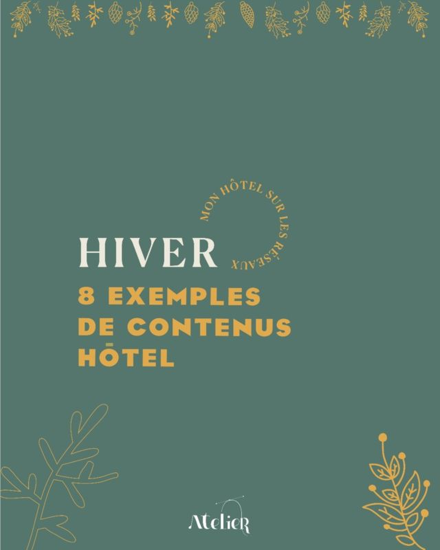 Comment maintenir une présence en ligne active pendant la saison hivernale ? ☃️

En cette période hivernale, votre établissement s’apprête à accueillir une clientèle cherchant chaleur et confort. Pour continuer de captiver votre audience et briller sur les réseaux sociaux tout au long de l’hiver, notre équipe a élaboré pour vous 8 idées de contenus parfaitement adaptées à cette atmosphère hivernale. 🏨

Vous souhaitez déployer une stratégie digitale efficace et personnalisée ? N’hésitez pas à nous contacter. Nos équipes sont là pour prendre le relais, vous permettant de vous consacrer pleinement à l’accueil de vos hôtes. 🤳

#contenushotels #identitevisuelle #creationdecontenue #communicationhotel #communicationdigitale #tourisme #hotellife #hotelfrance #ideedecontenu #communicationtourisme #communicationhotel #strategiedecontenu #marketinghotel #socialmedimanagertourisme #marketingtourisme #atelierdotcom #larochelle #larochelletourisme #larochellemaville #hotelcommunication #hotelstrategy #hotelcommunication #hotelphotographer #hotellifestyle